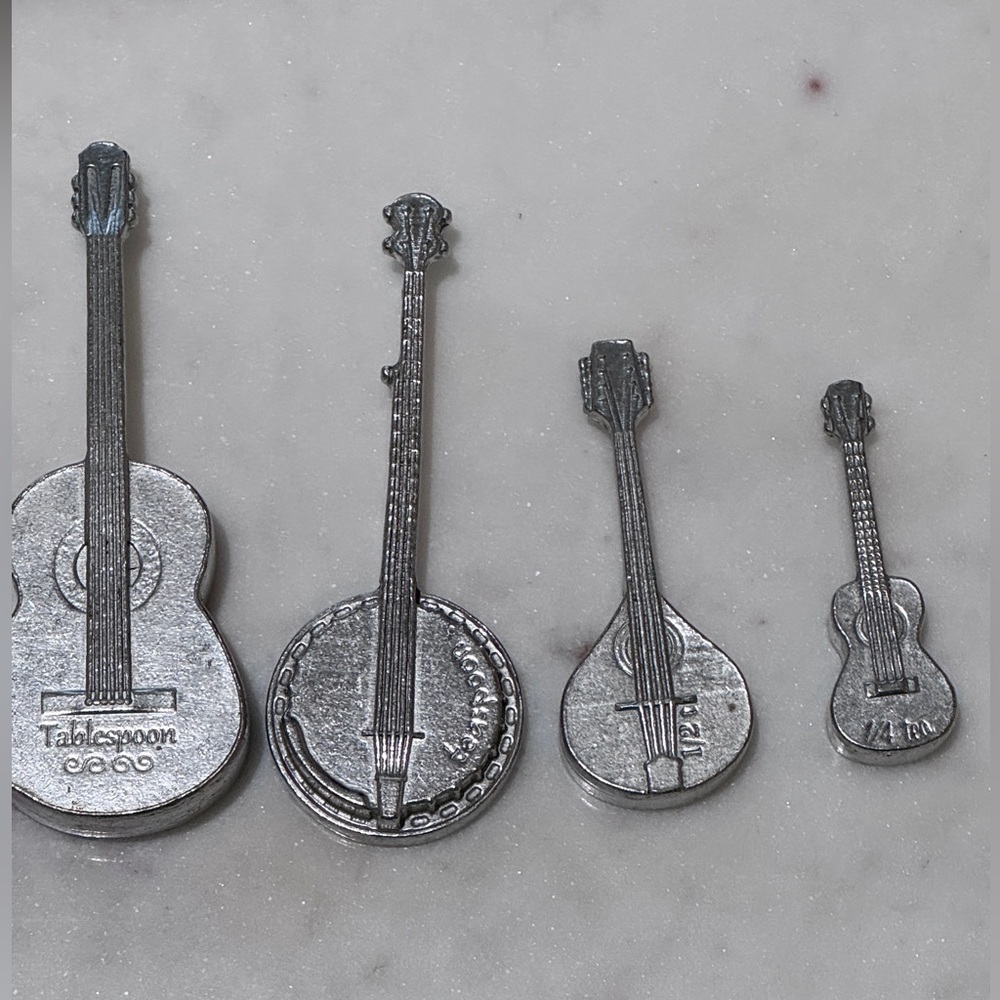 Stringed Bluegrass Instrument Art Measuring Spoons - Picture 8 of 9